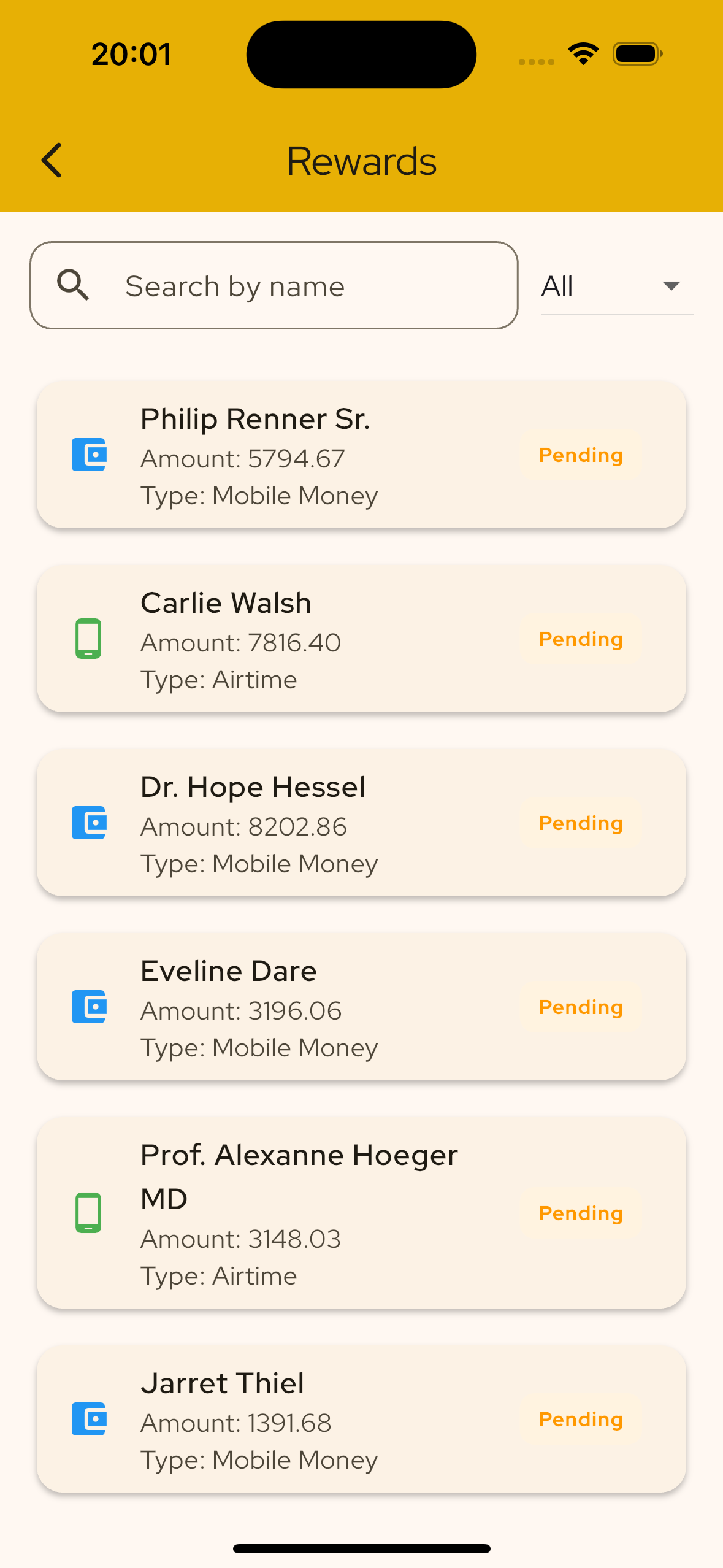 Mobile App Screenshot 2